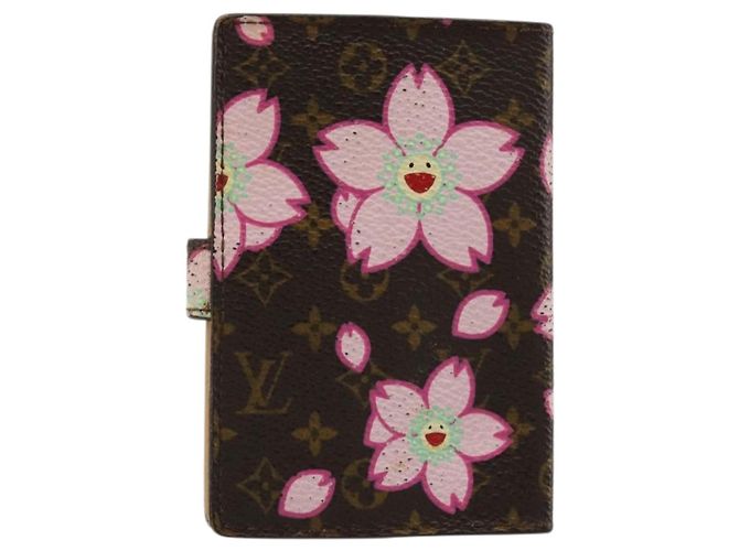 Cubierta de Mini Planificador Cherry Blossom LOUIS VUITTON M92021 Auth 176768 Monograma - vista 2