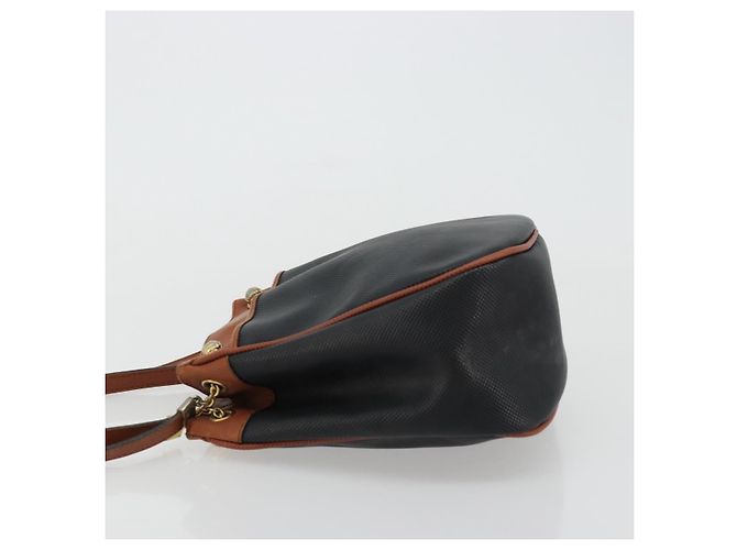 Borsa a Spalla in Pelle PVC Nera e Oro Auth bs34534 di BOTTEGA VENETA Nero D'oro - vista 4