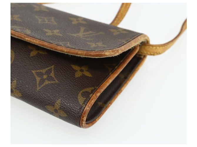 LOUIS VUITTON Pochette Twin GM Monogram Borsa a Spalla M51852 LV Auth bs34626 Monogramma - vista 15
