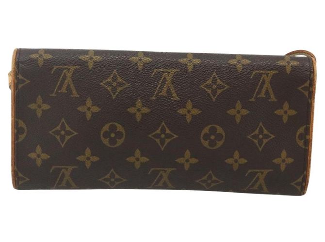 LOUIS VUITTON Pochette Twin GM Monogram Borsa a Spalla M51852 LV Auth bs34626 Monogramma - vista 2