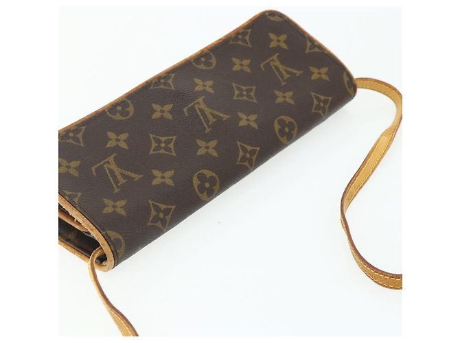 LOUIS VUITTON Pochette Twin GM Monogram Borsa a Spalla M51852 LV Auth bs34626 Monogramma - vista 6