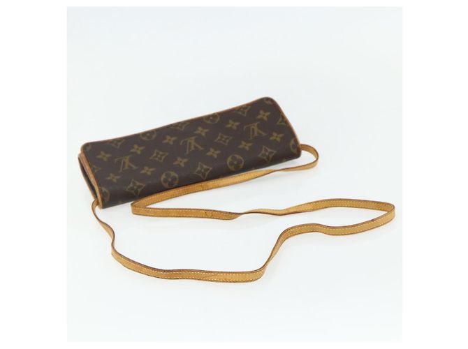 LOUIS VUITTON Pochette Twin GM Monogram Borsa a Spalla M51852 LV Auth bs34626 Monogramma - vista 7