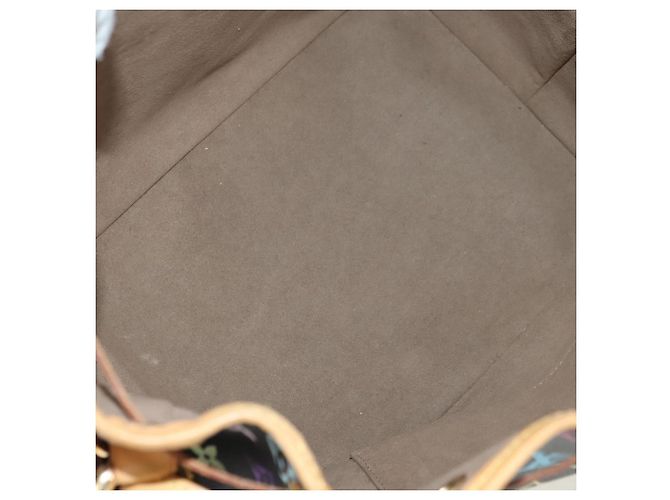 Noe LOUIS VUITTON Bolsa Petit Noé Monograma Multicolor Negro M42230 LV Auth 176094V - vista 11