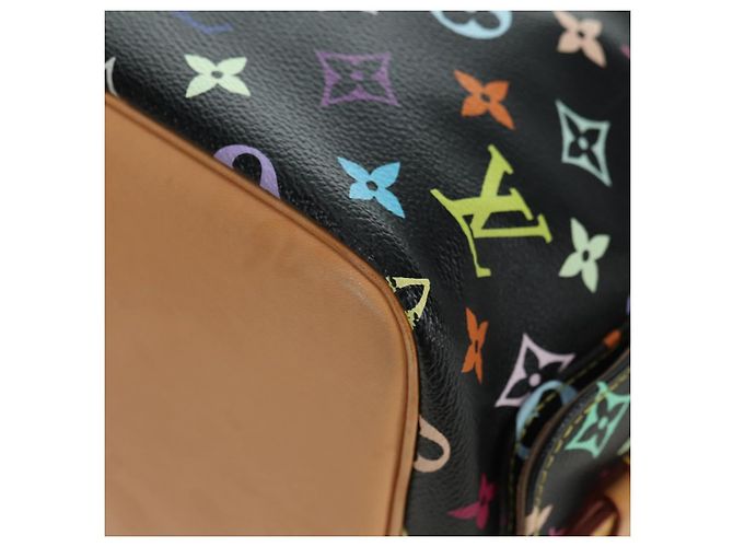 Noe LOUIS VUITTON Bolsa Petit Noé Monograma Multicolor Negro M42230 LV Auth 176094V - vista 14