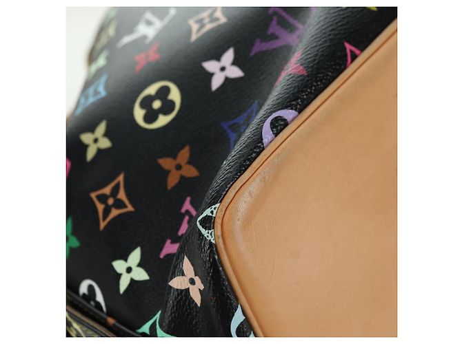 Noe LOUIS VUITTON Bolsa Petit Noé Monograma Multicolor Negro M42230 LV Auth 176094V - vista 15