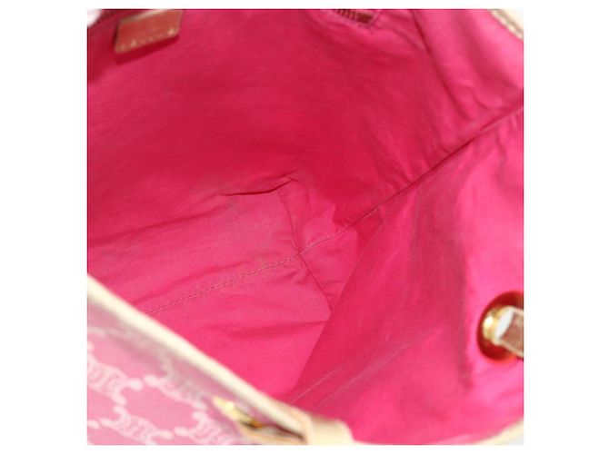 Céline CELINE Paris Macadam Canvas Tote Bag Denim Rosa Gold Auth 177444A Pink Golden - Ansicht 18