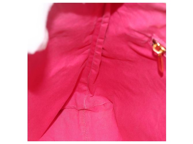 Céline CELINE Paris Macadam Canvas Tote Bag Denim Rosa Gold Auth 177444A Pink Golden - Ansicht 19