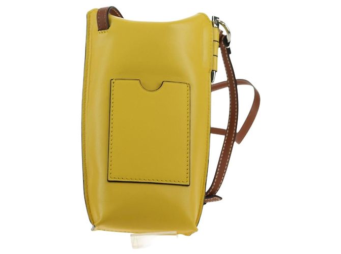 LOEWE - Borsa Totoro Medium Gate Pocket in pelle gialla Auth 167254SM di Studio Ghibli Giallo - vista 2