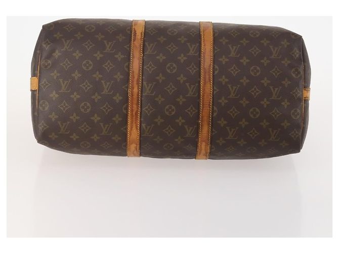 LOUIS VUITTON Monogram Keepall Bandouliere 50 Borsa Boston M41416 LV Auth YKZ1565 Monogramma - vista 5