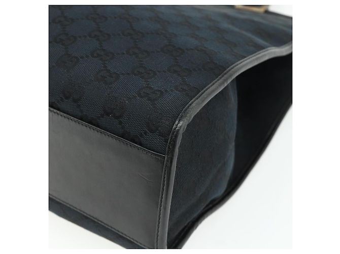 Borsa Tote Jackie GG Canvas Gucci Nera Argento 002 1064 3444 Auth 176667 Nero - vista 15
