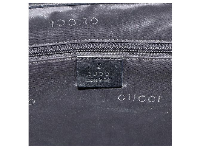 Borsa Tote Jackie GG Canvas Gucci Nera Argento 002 1064 3444 Auth 176667 Nero - vista 17