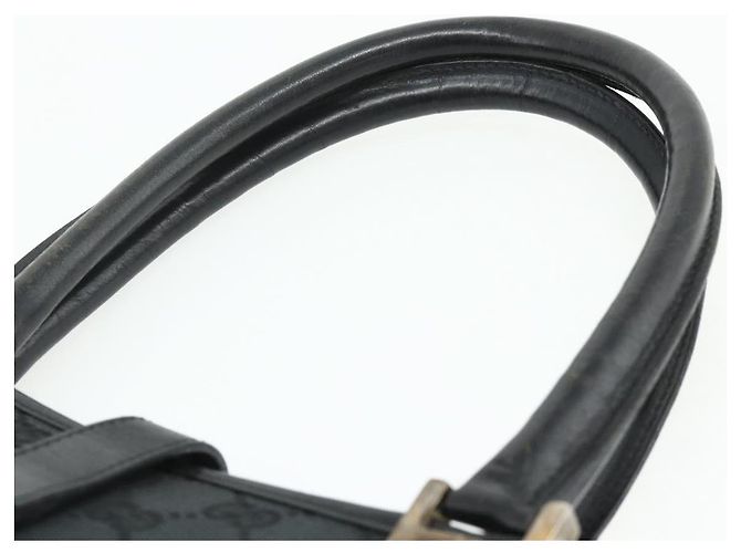 Borsa Tote Jackie GG Canvas Gucci Nera Argento 002 1064 3444 Auth 176667 Nero - vista 8