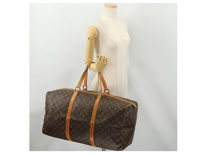 LOUIS VUITTON Borsa Boston Sac Souple 55 Monogram M41622 LV Auth YKZ1262 Monogramma - vista 21