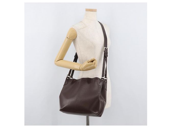 LOUIS VUITTON Borsa a Spalla Epi Mandala MM Mocha M5889D LV Auth 168871 Marrone - vista 24