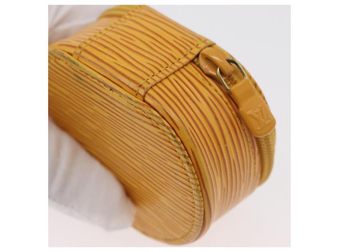 LOUIS VUITTON Epi Ecrin Bijoux 8 Boîte à Bijoux Jaune M48229 LV Auth 176908 - vue 14