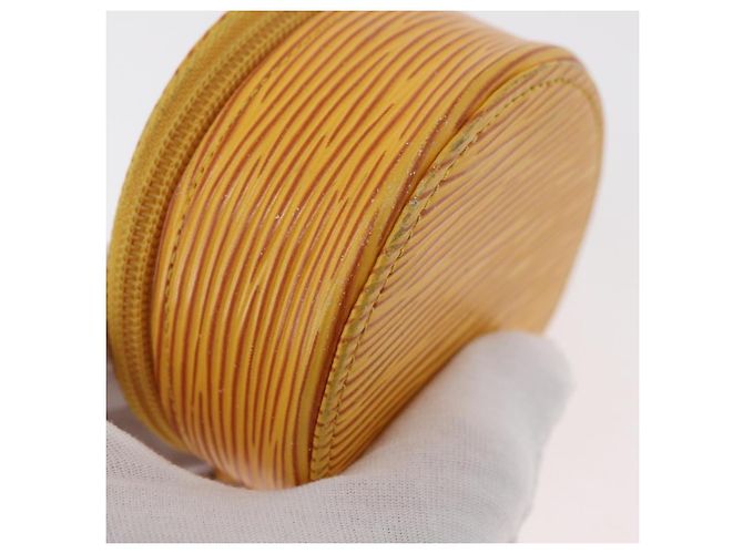 LOUIS VUITTON Epi Ecrin Bijoux 8 Boîte à Bijoux Jaune M48229 LV Auth 176908 - vue 15