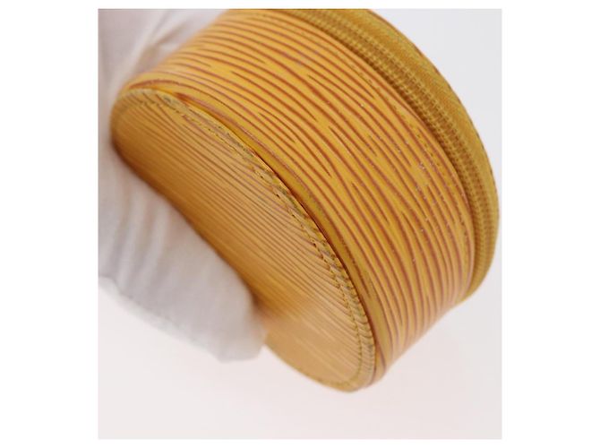 LOUIS VUITTON Epi Ecrin Bijoux 8 Boîte à Bijoux Jaune M48229 LV Auth 176908 - vue 16