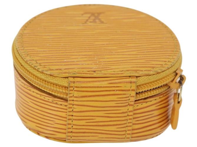 LOUIS VUITTON Epi Ecrin Bijoux 8 Boîte à Bijoux Jaune M48229 LV Auth 176908 - vue 2