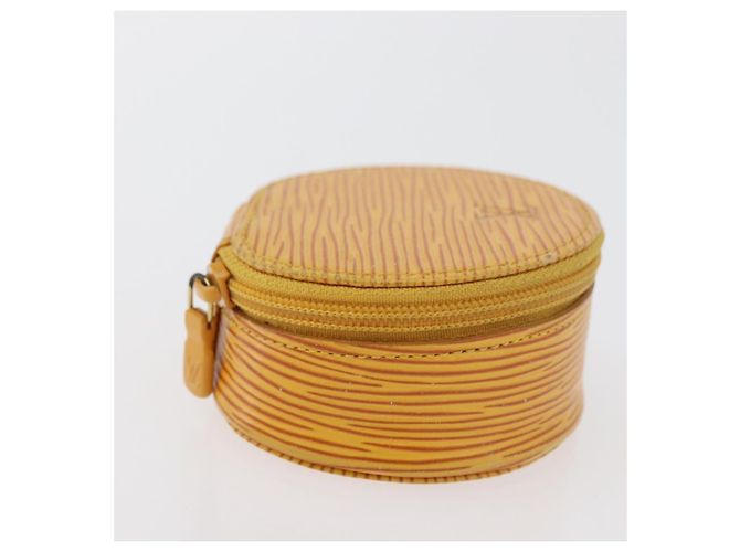 LOUIS VUITTON Epi Ecrin Bijoux 8 Boîte à Bijoux Jaune M48229 LV Auth 176908 - vue 4