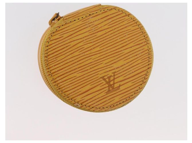 LOUIS VUITTON Epi Ecrin Bijoux 8 Boîte à Bijoux Jaune M48229 LV Auth 176908 - vue 5