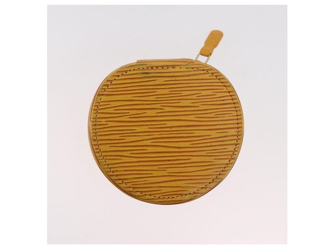 LOUIS VUITTON Epi Ecrin Bijoux 8 Boîte à Bijoux Jaune M48229 LV Auth 176908 - vue 6