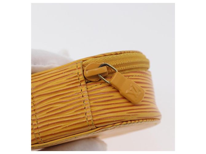 LOUIS VUITTON Epi Ecrin Bijoux 8 Boîte à Bijoux Jaune M48229 LV Auth 176908 - vue 8