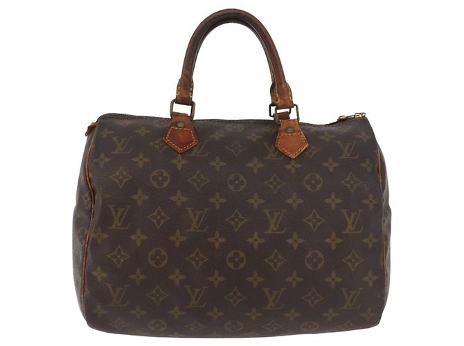 LOUIS VUITTON Borsa a Mano Monogram Speedy 30 M41526 LV Auth bs34666 Monogramma - vista 13