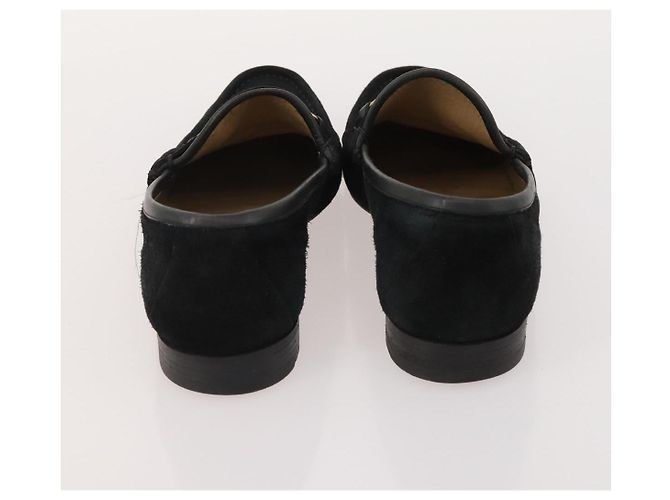 Chaussures GUCCI en cuir 4 pièces Noir Marron Auth 174779 - vue 11