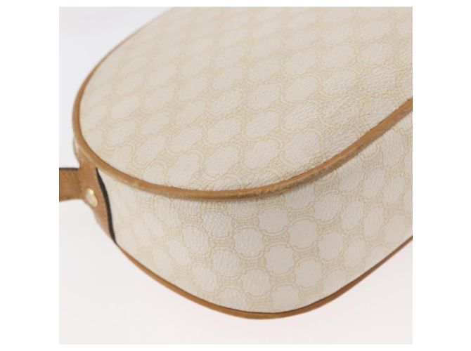 Céline CELINE Macadam Canvas Schultertasche PVC Weiß Auth 176818 - Ansicht 16