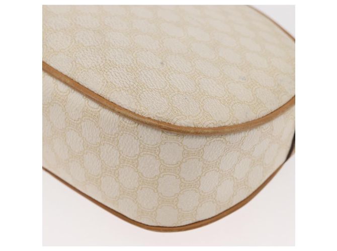 Céline CELINE Macadam Canvas Schultertasche PVC Weiß Auth 176818 - Ansicht 17