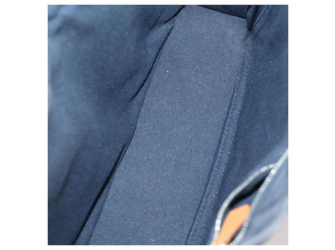 Hermès HERMES Borsa Fourre Tout PM in tela 3 pezzi Blu Marino Nero Auth 175803 Blu navy - vista 15
