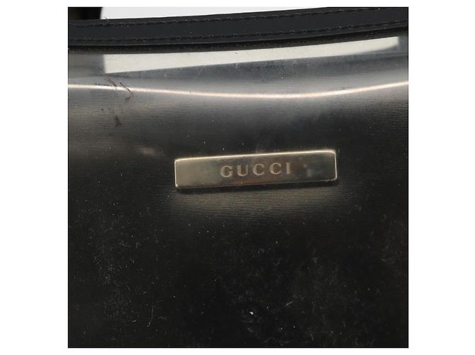 Borsa a Mano GUCCI Vinile Nero 002 2058 0454 5 Auth YKZ1500 - vista 17