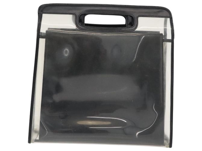 Borsa a Mano GUCCI Vinile Nero 002 2058 0454 5 Auth YKZ1500 - vista 2