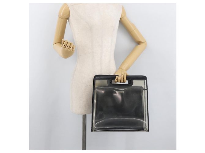 Borsa a Mano GUCCI Vinile Nero 002 2058 0454 5 Auth YKZ1500 - vista 22