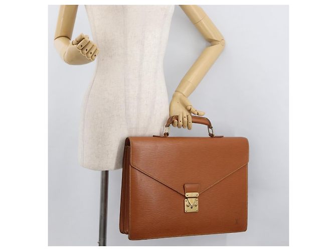 LOUIS VUITTON Cartella Consigliere Epi Zipangu M54428 Auth BA12244 - vista 24