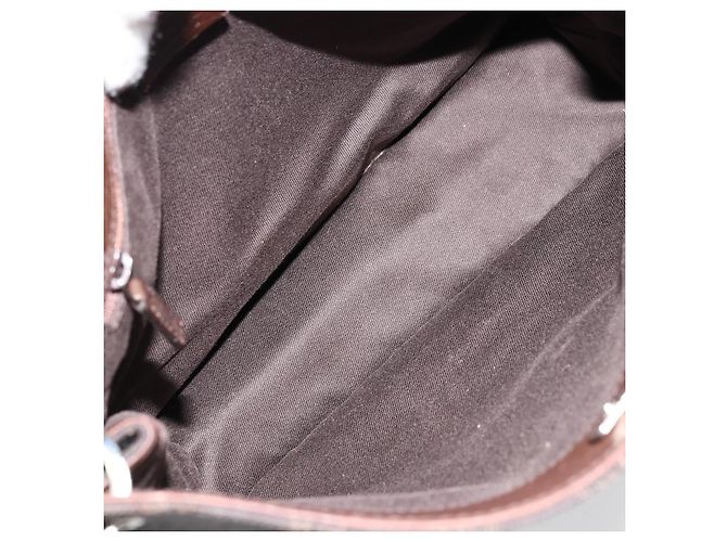 Borsa a Spalla GG Canvas GUCCI Outlet Marrone Argento 91762 Auth ka4080A - vista 11
