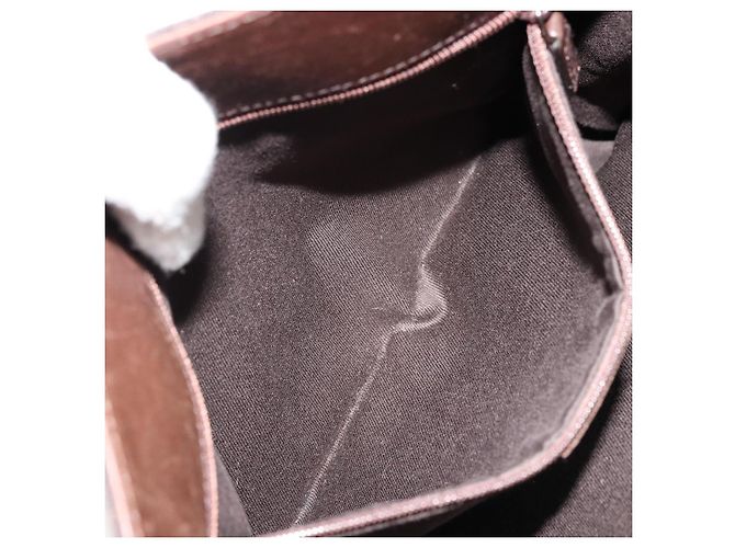 Borsa a Spalla GG Canvas GUCCI Outlet Marrone Argento 91762 Auth ka4080A - vista 21