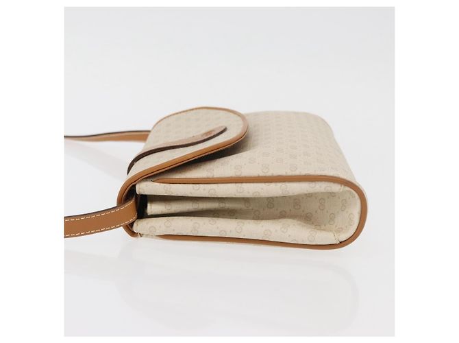 Gucci Borsa a Spalla Micro GG Supreme in PVC Avorio Oro 004 14 1923 Auth 176849 D'oro Crudo - vista 4