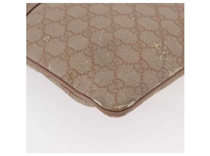 Gucci Bolsa de Ombro GG Supreme PVC Rosa Dourado 295257 Auth ep14460 - vista 15
