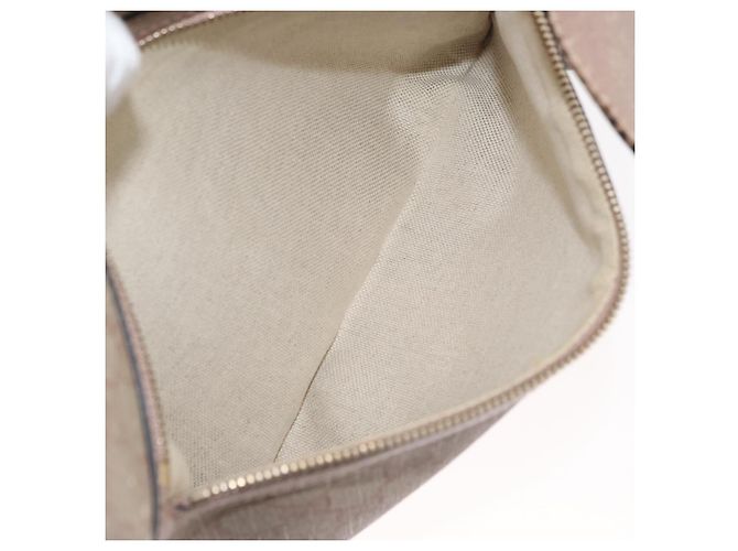Gucci Bolsa de Ombro GG Supreme PVC Rosa Dourado 295257 Auth ep14460 - vista 23