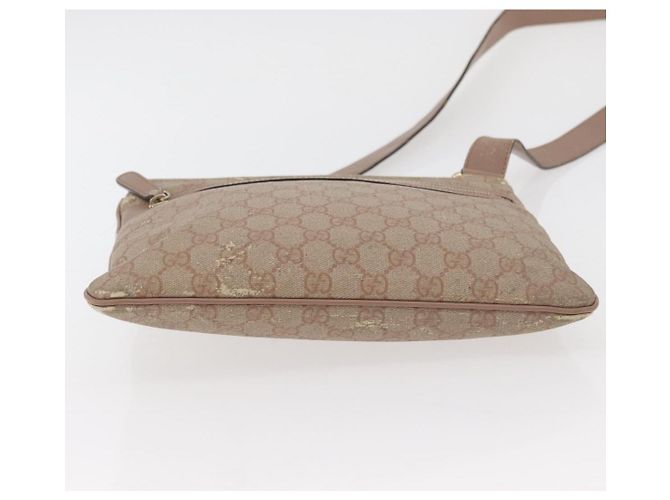 Gucci Bolsa de Ombro GG Supreme PVC Rosa Dourado 295257 Auth ep14460 - vista 5