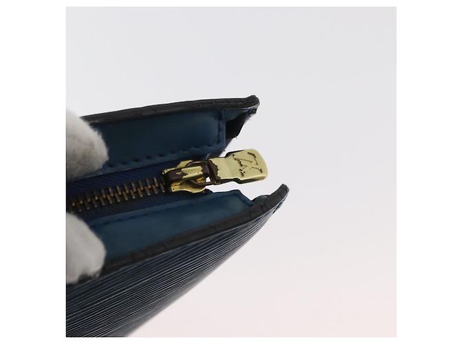 LOUIS VUITTON Borsa a Spalla Epi Saint Jacques Blu M52275 LV Auth 176858 - vista 10