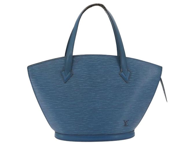 LOUIS VUITTON Borsa a Spalla Epi Saint Jacques Blu M52275 LV Auth 176858 - vista 13