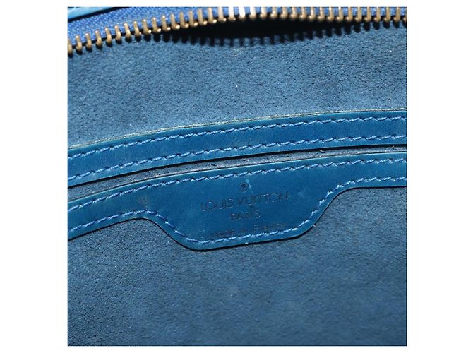 LOUIS VUITTON Borsa a Spalla Epi Saint Jacques Blu M52275 LV Auth 176858 - vista 18