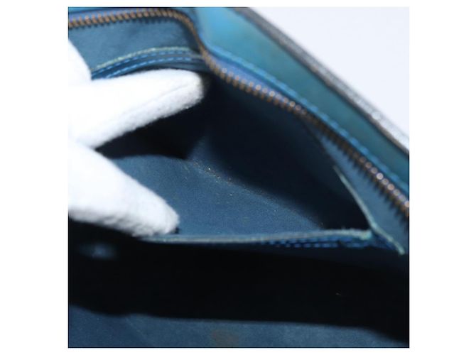 LOUIS VUITTON Borsa a Spalla Epi Saint Jacques Blu M52275 LV Auth 176858 - vista 21