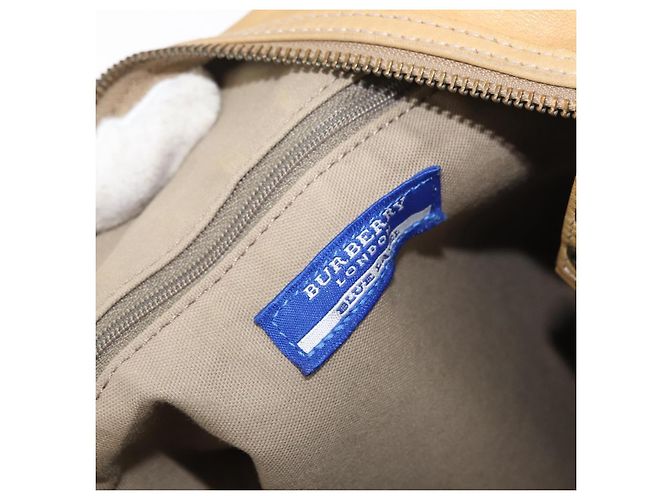 Borsa a spalla in pelle beige BURBERRY Blue Label Auth ep14455 - vista 11