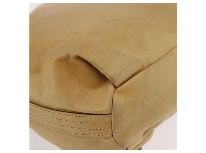 Borsa a spalla in pelle beige BURBERRY Blue Label Auth ep14455 - vista 15