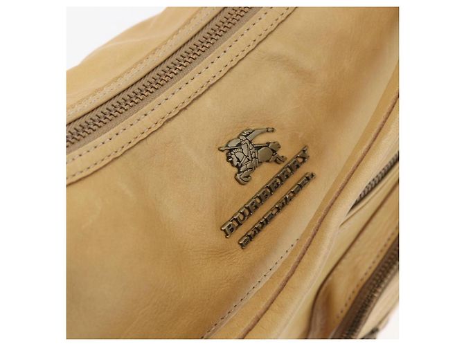 Borsa a spalla in pelle beige BURBERRY Blue Label Auth ep14455 - vista 17