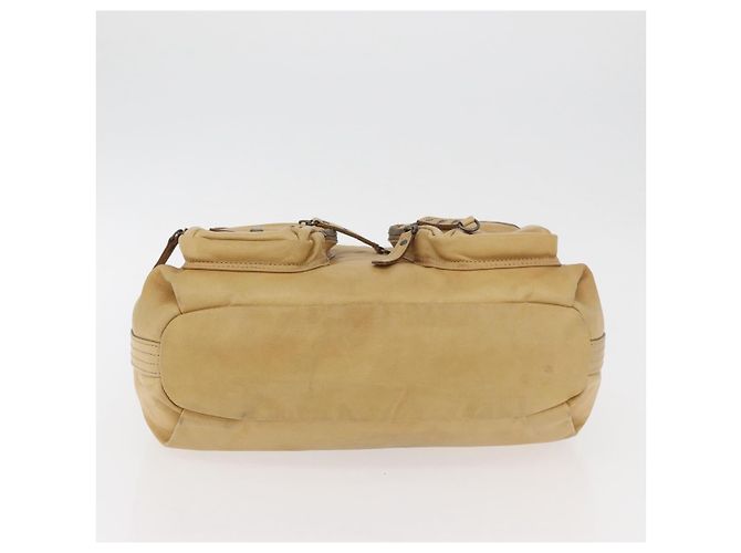 Borsa a spalla in pelle beige BURBERRY Blue Label Auth ep14455 - vista 5