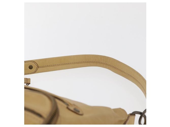 Borsa a spalla in pelle beige BURBERRY Blue Label Auth ep14455 - vista 8